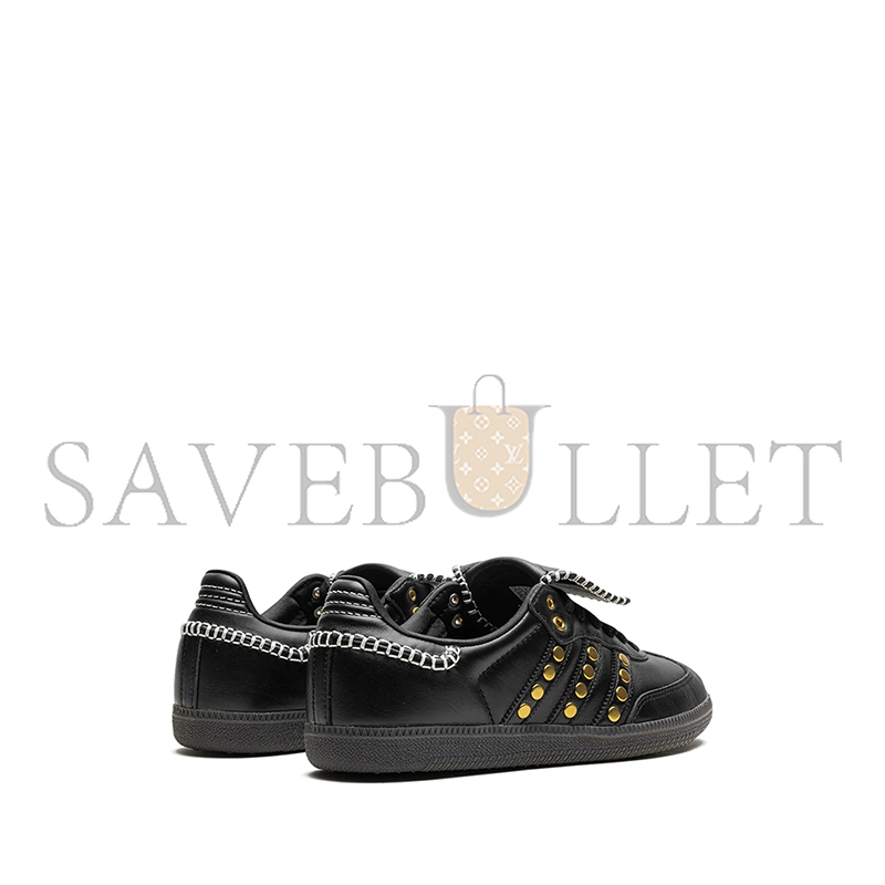 ADIDAS X WALES BONNER SAMBA  STUDDED PACK BLACK SNEAKERS 